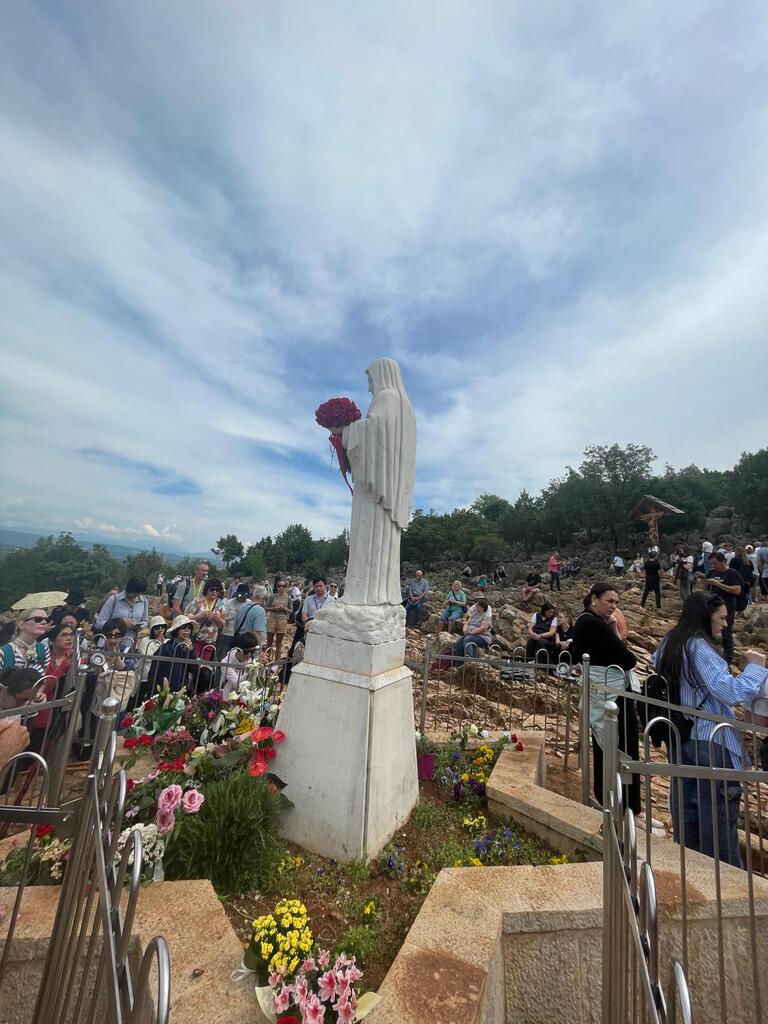 Statue of the Blessed Mother in Medjugorje